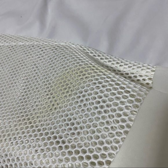 Elliatt White Mesh Contrast Cocktail Dress - Picture 10 of 16